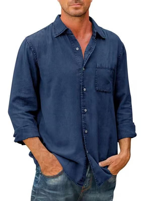 Jack - Denim Long Sleeve Button Down Shirt