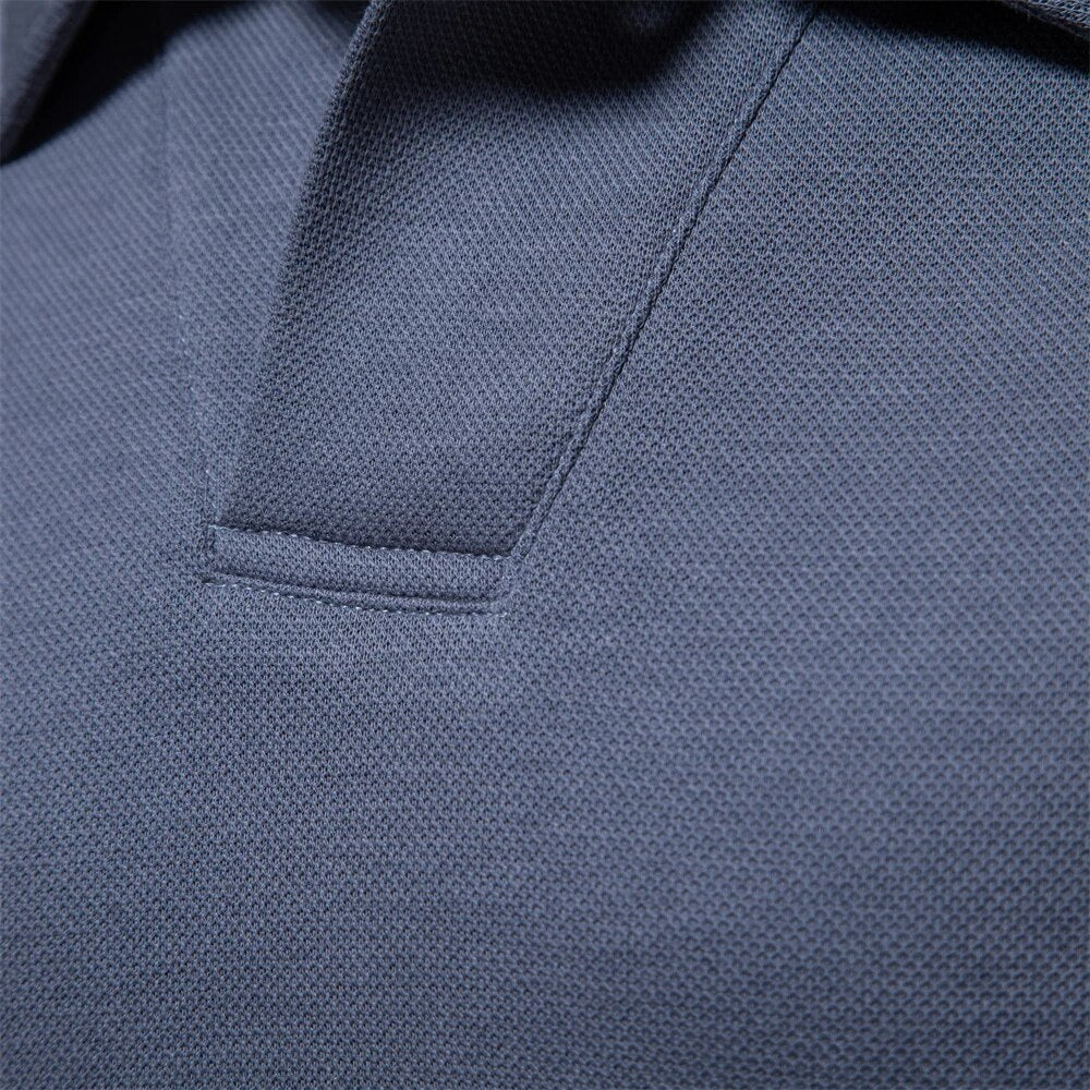 Premium Polo Shirt for Men Material Picture Blue
