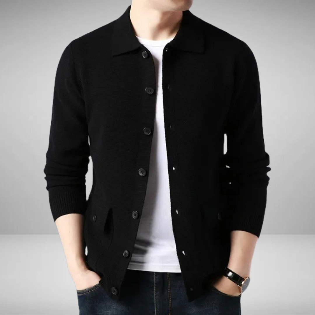 Xantos - Turn Down Collar Blazer