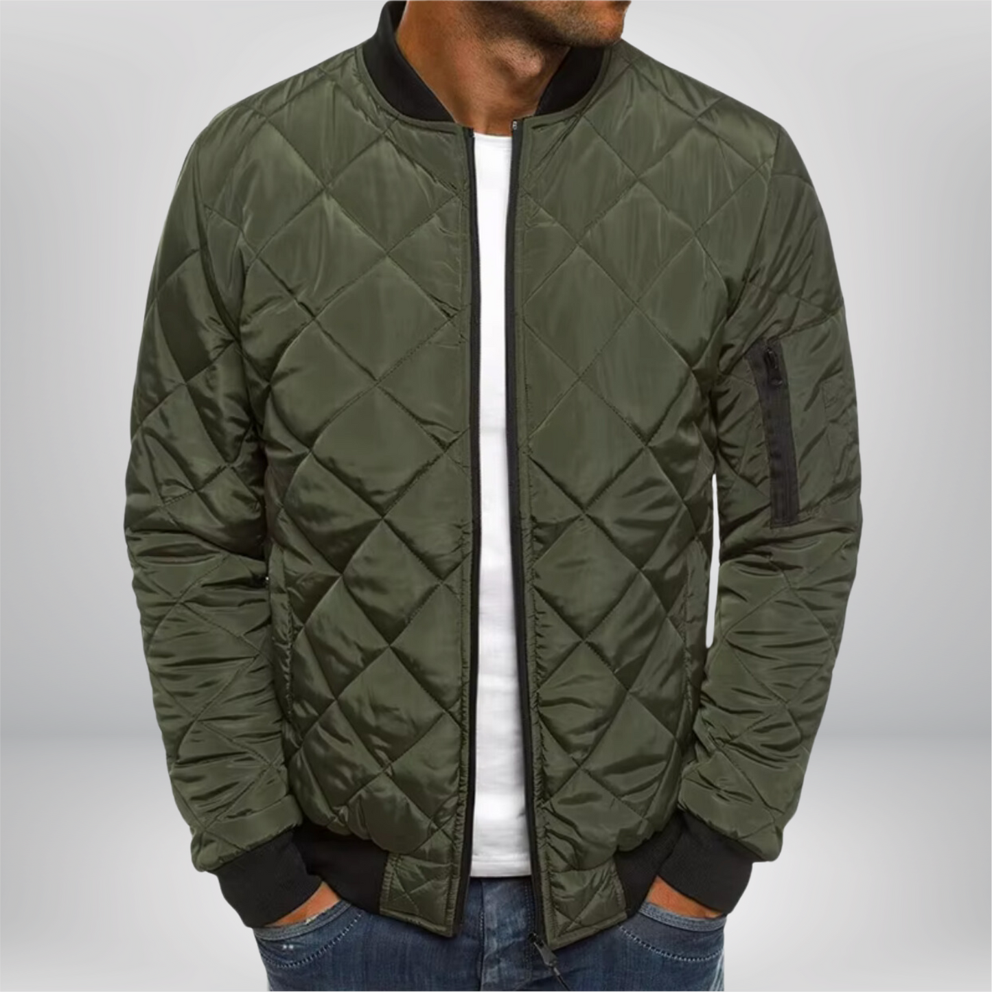 Flemington - Quilted Bomber Jacket