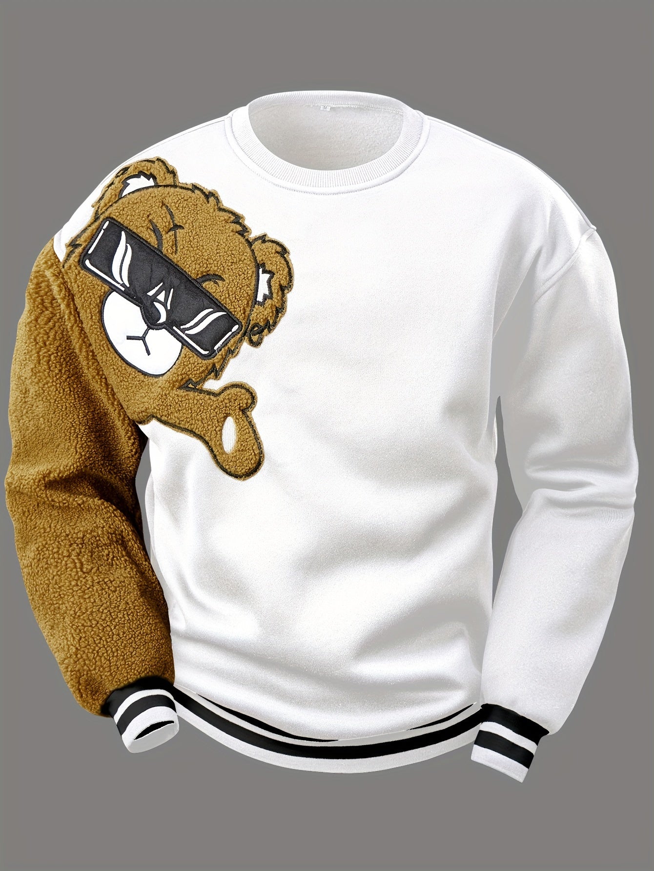 Jordy - Cartoon Bear Embroidered Sweater