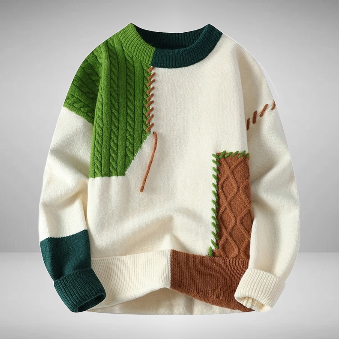 Lior - Heritage Patchwork Sweater