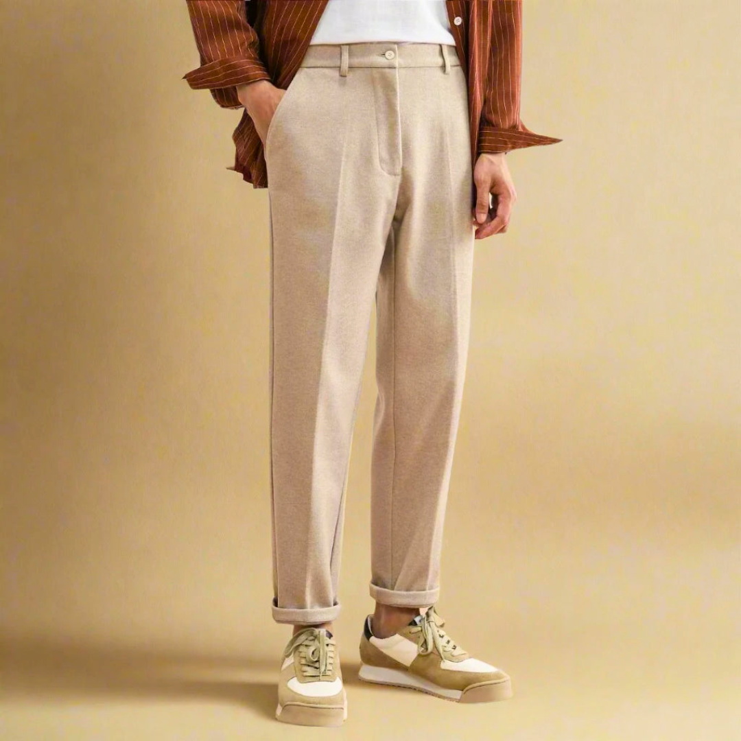 Liam - Cotton Cropped Pants