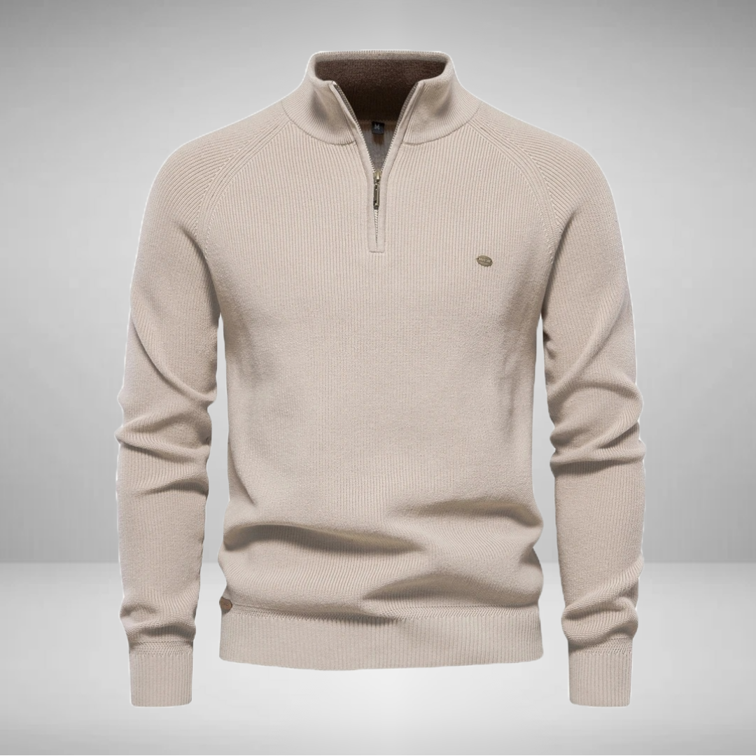 Karston - Aiopeson Knit Zip Sweater