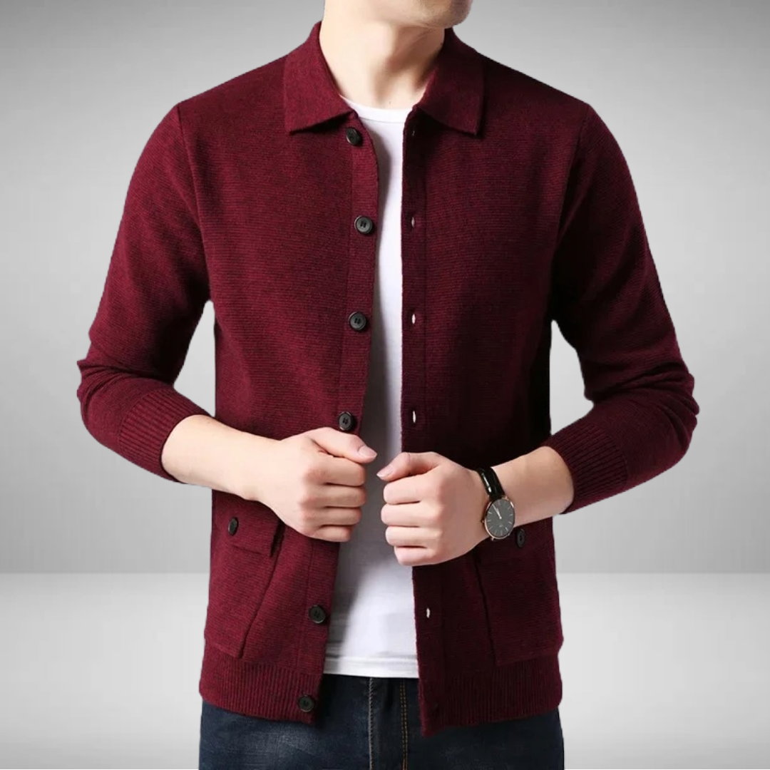 Xantos - Turn Down Collar Blazer