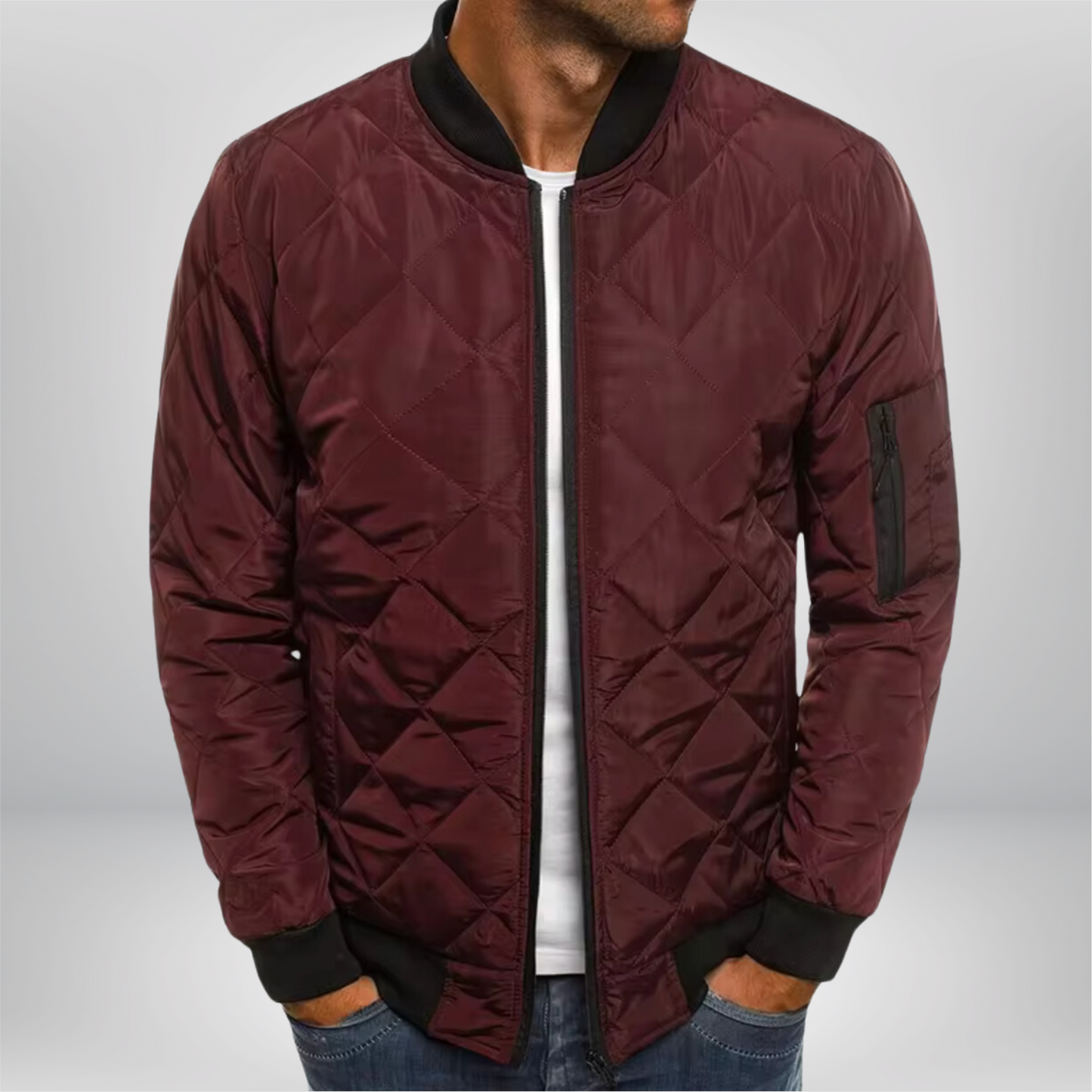 Flemington - Quilted Bomber Jacket