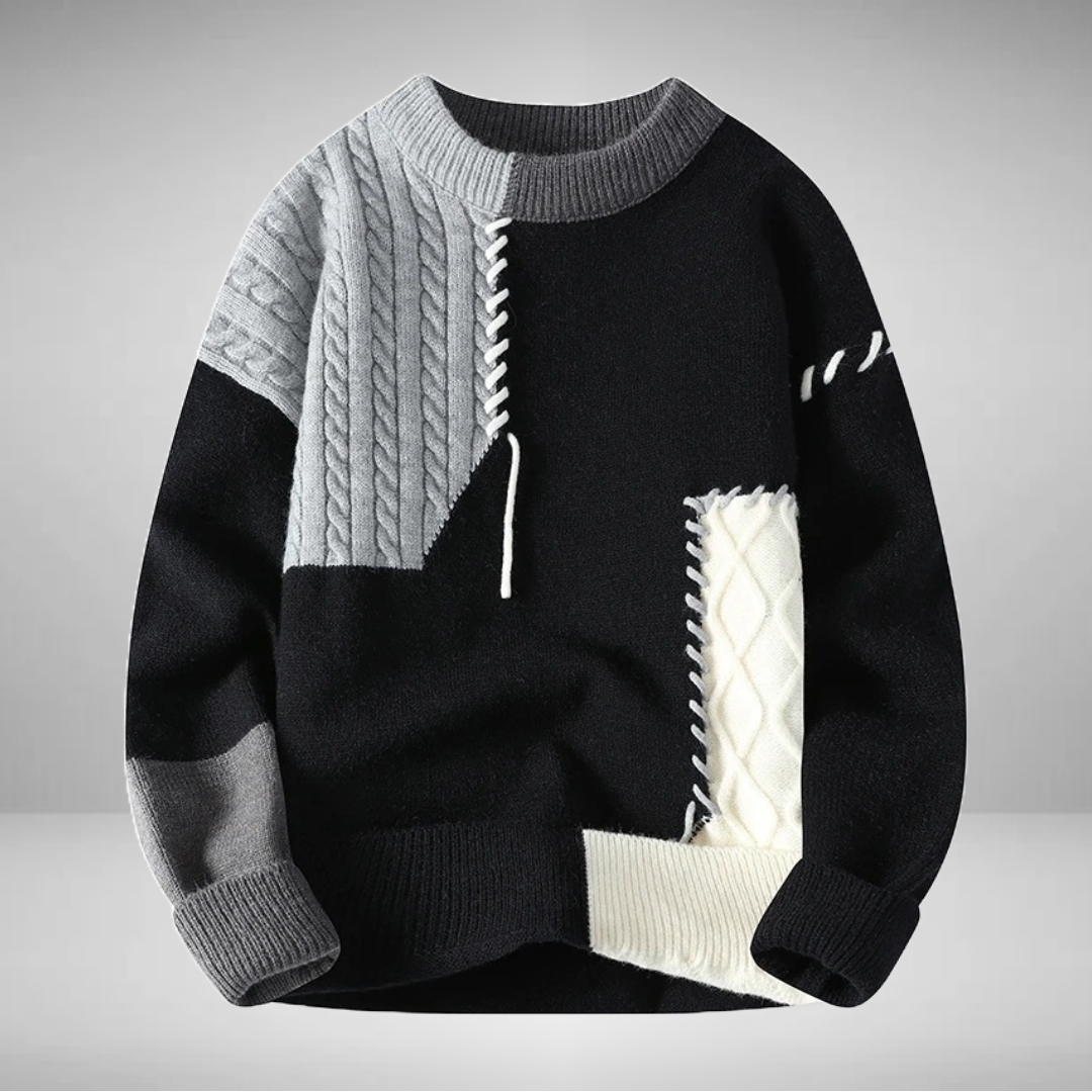Lior - Heritage Patchwork Sweater