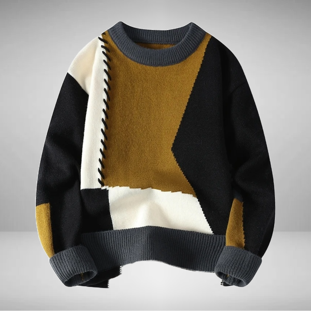 Lior - Heritage Patchwork Sweater