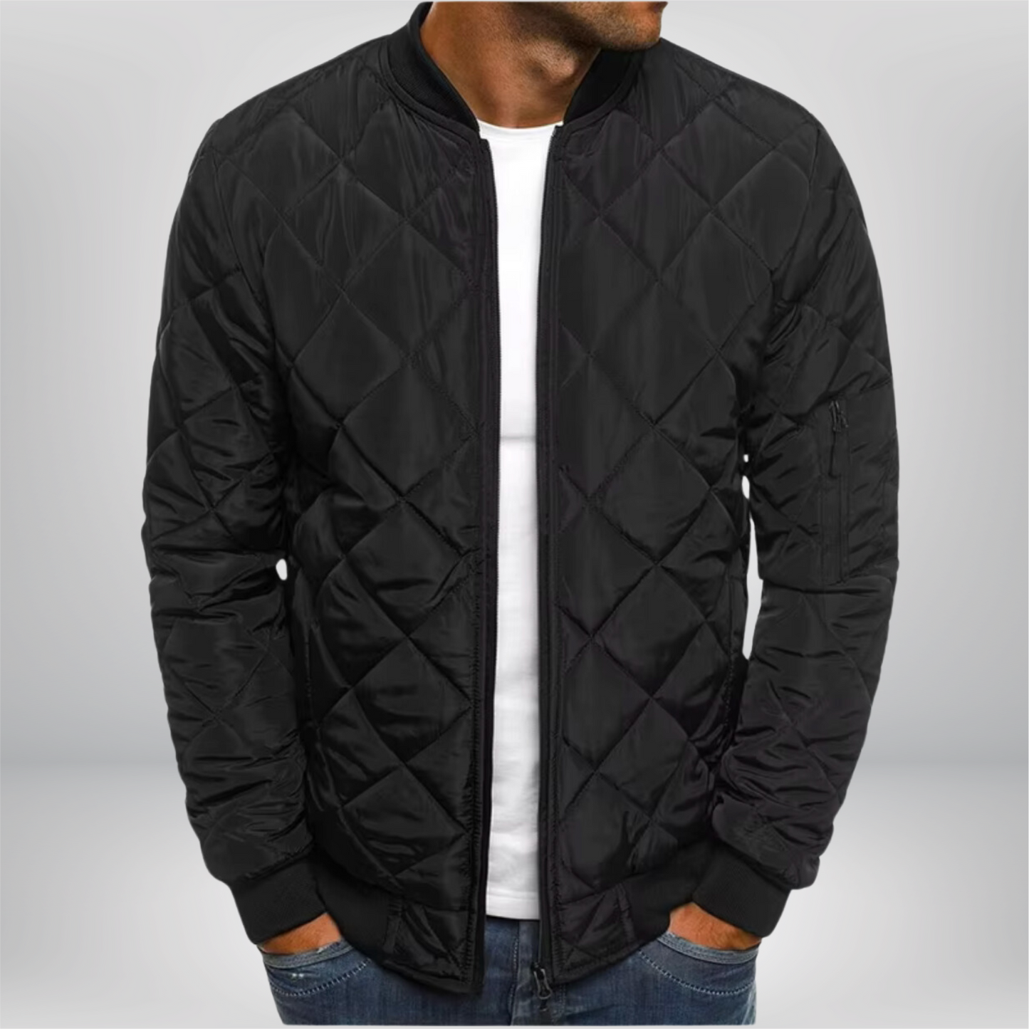 Flemington - Quilted Bomber Jacket