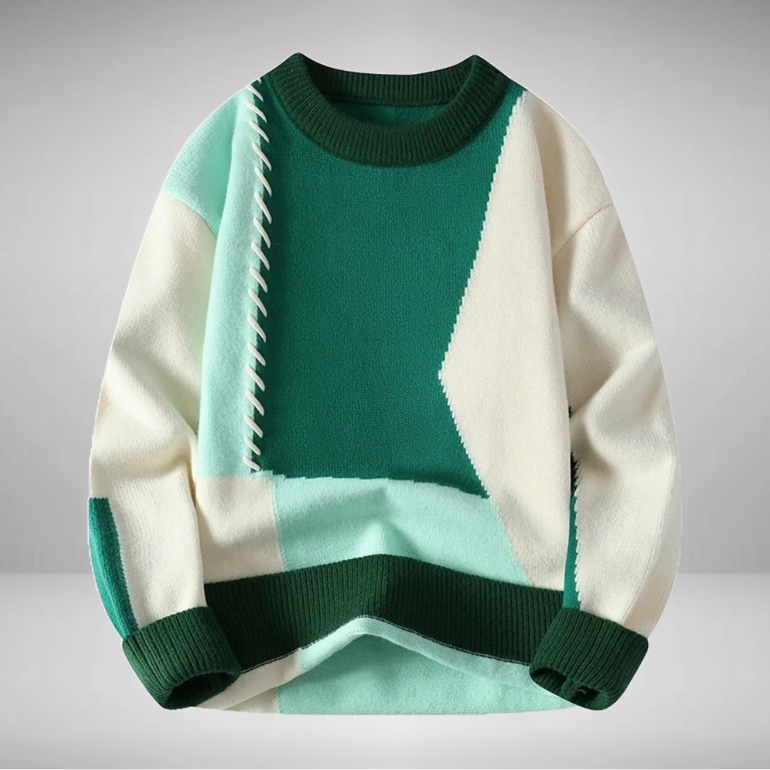 Lior - Heritage Patchwork Sweater