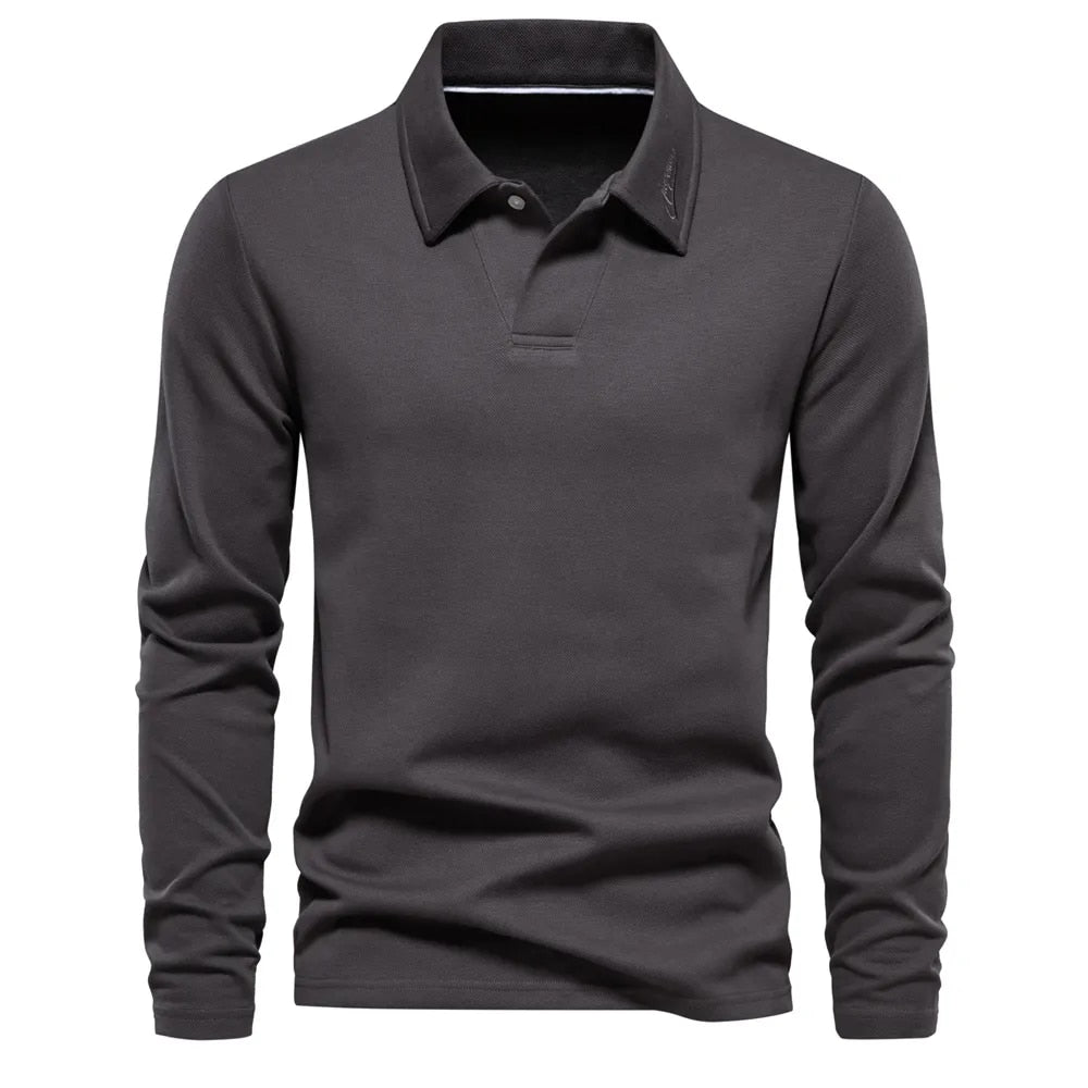 Premium Polo Shirt for Men Front Side Grey
