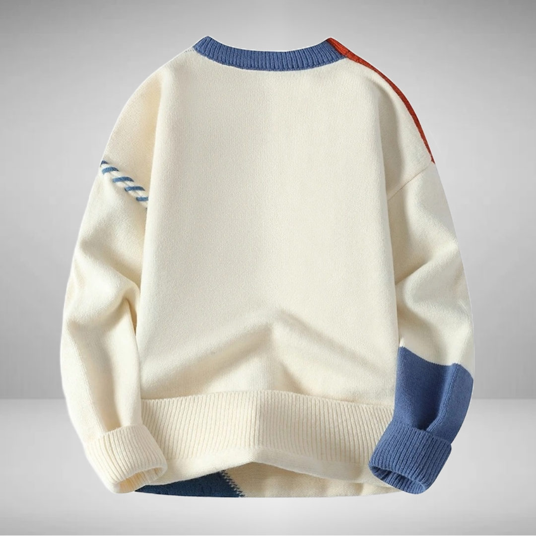 Lior - Heritage Patchwork Sweater