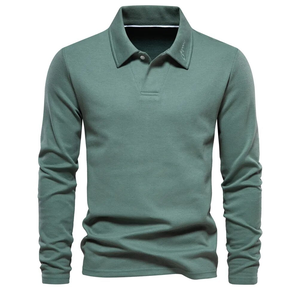 Premium Polo Shirt for Men Front Side Green