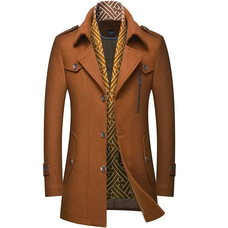 Lucas - Wool Blend Trench Coat