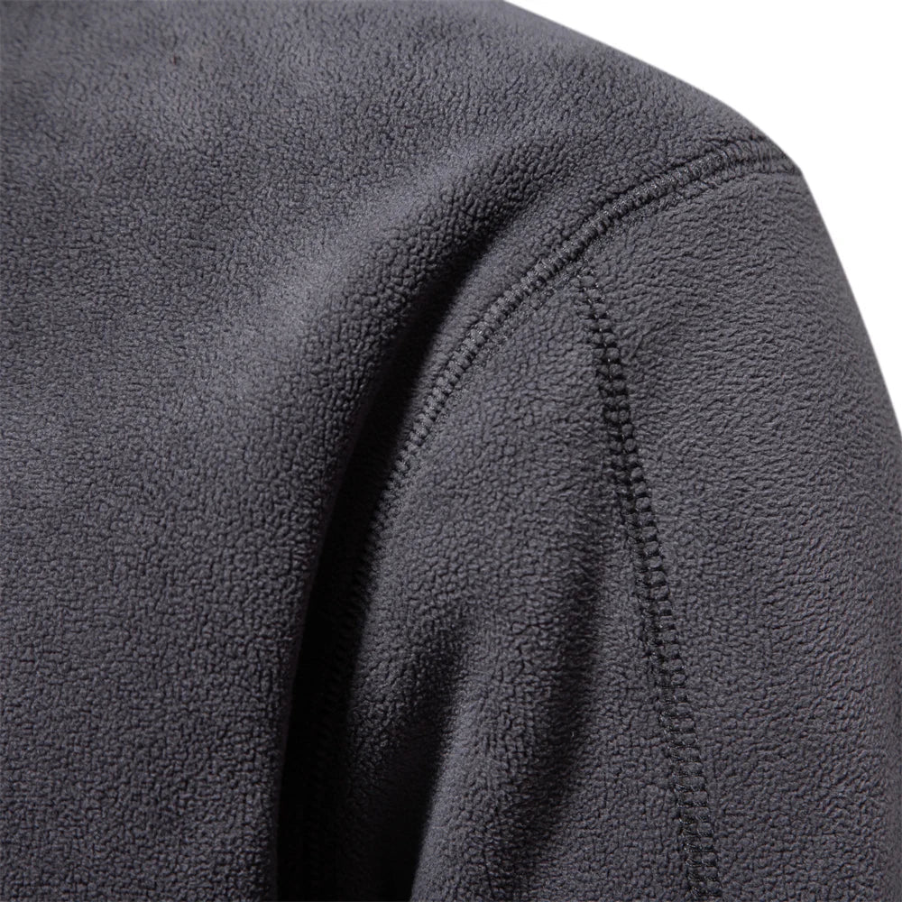 Julius - Fleece Pullover with Quarter-Zip