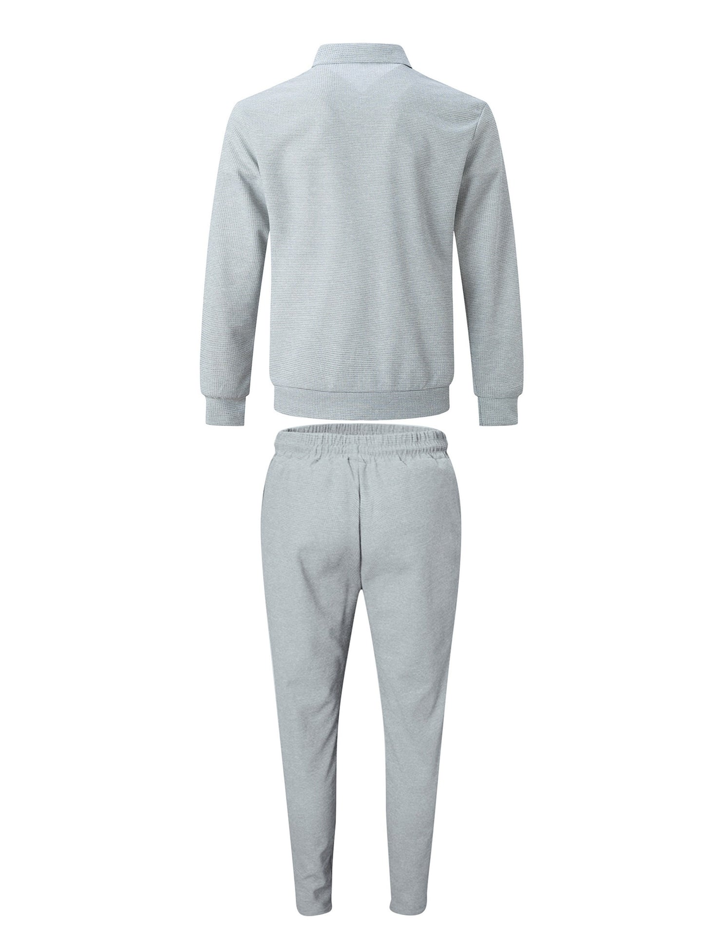 Martus - Classic Waffle-Knit Tracksuit Set