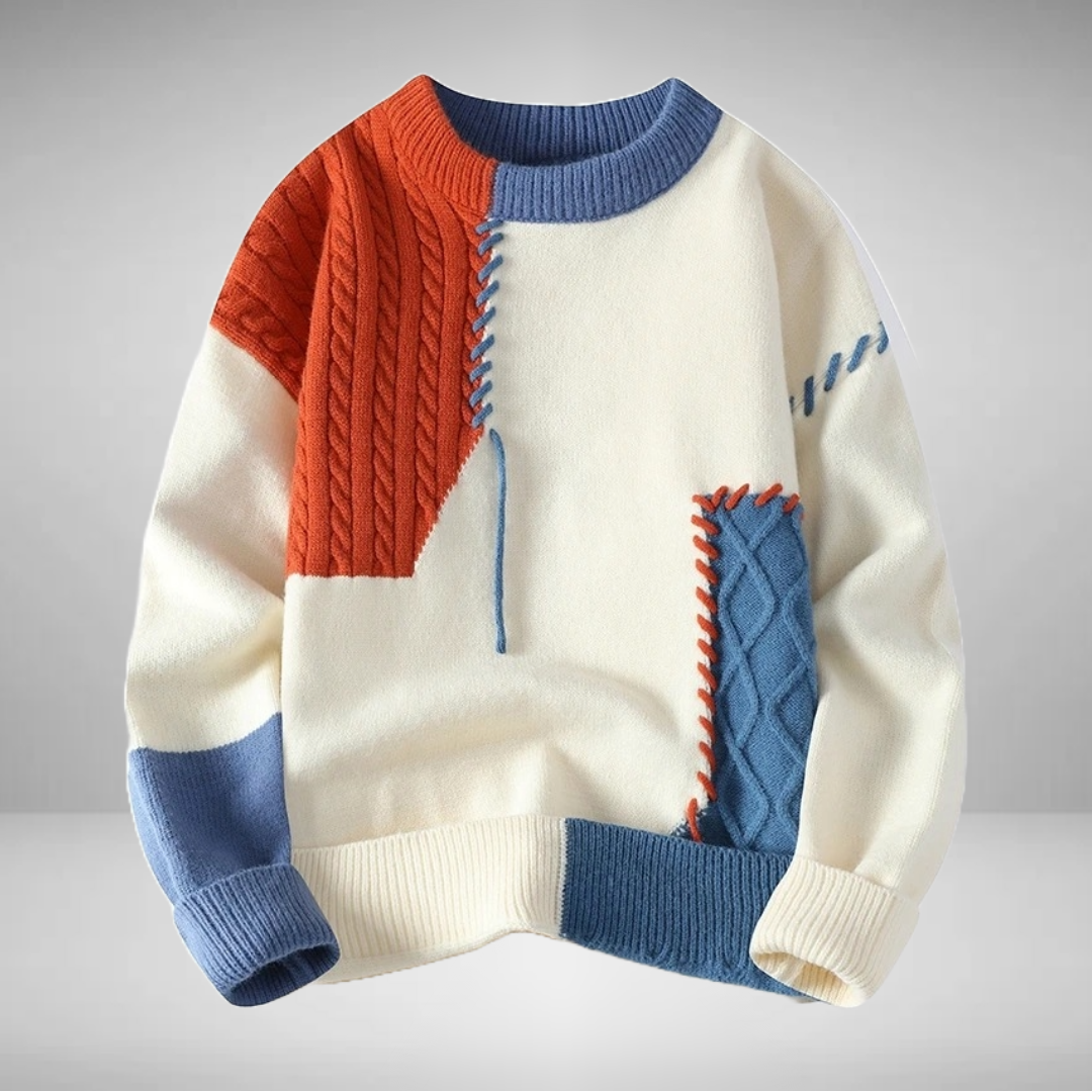 Lior - Heritage Patchwork Sweater