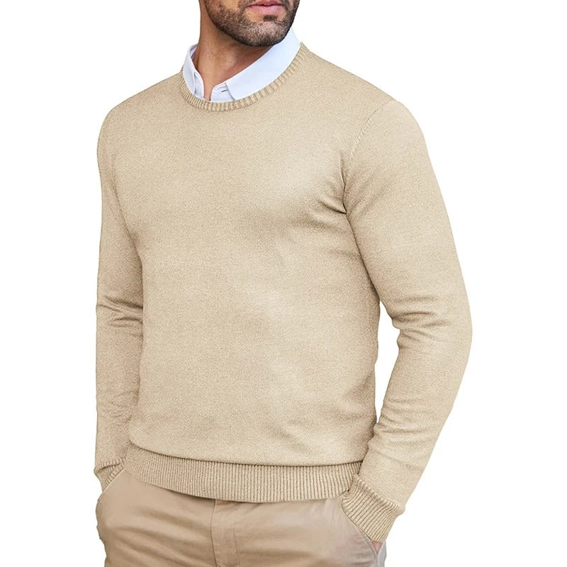 Wilton - Crew Neck Sweater Slim Fit Lightweight Sweatshirts