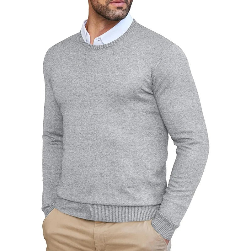 Wilton - Crew Neck Sweater Slim Fit Lightweight Sweatshirts