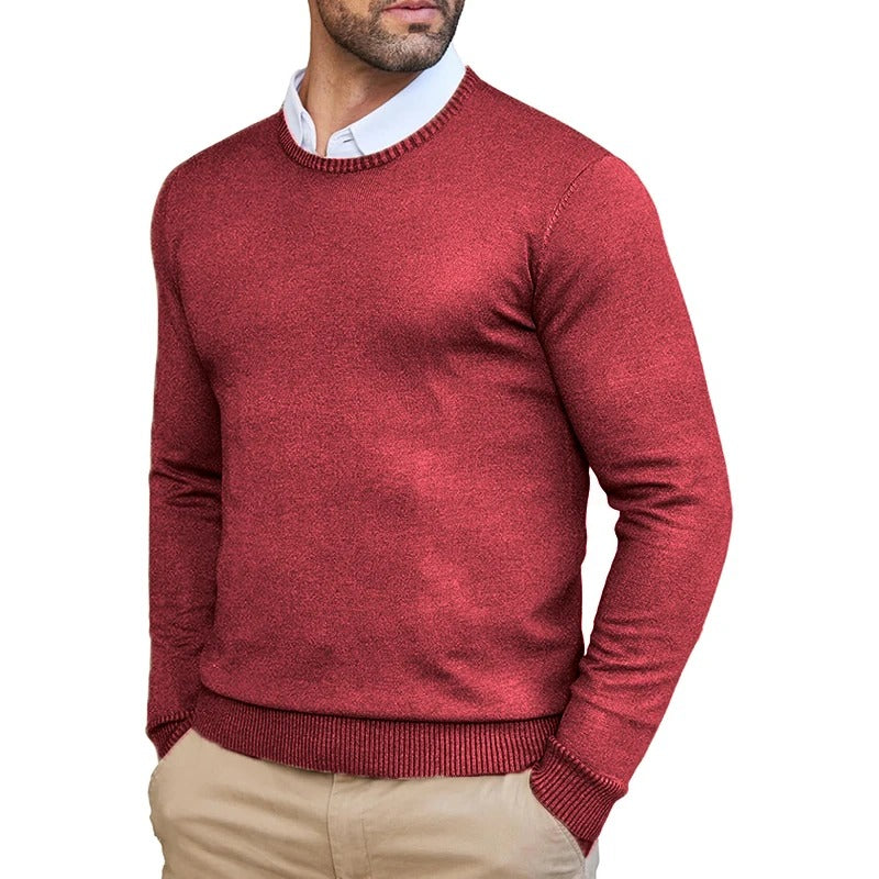 Wilton - Crew Neck Sweater Slim Fit Lightweight Sweatshirts