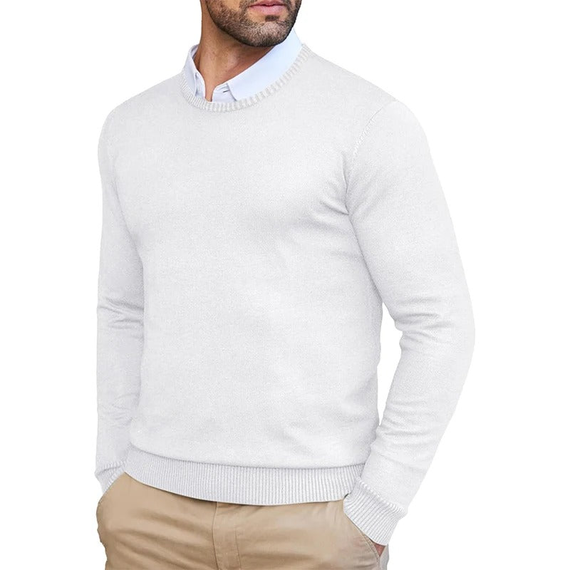 Wilton - Crew Neck Sweater Slim Fit Lightweight Sweatshirts