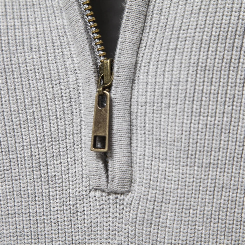 Karston - Aiopeson Knit Zip Sweater