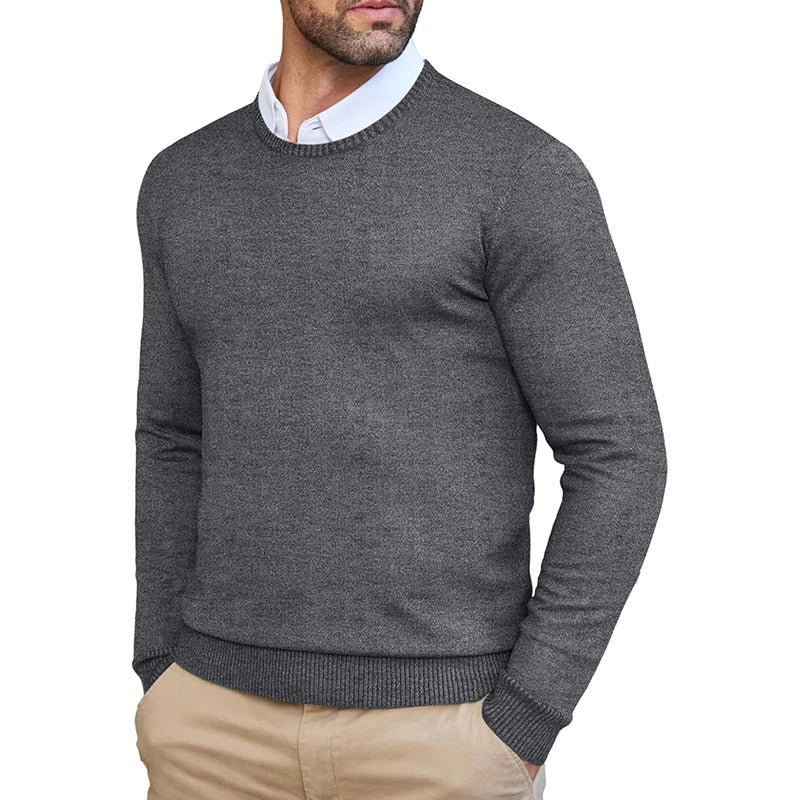 Wilton - Crew Neck Sweater Slim Fit Lightweight Sweatshirts
