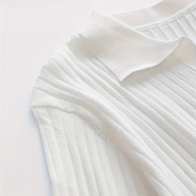 Alistair - Jacquard Knit Polo Sweater