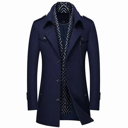 Lucas - Wool Blend Trench Coat